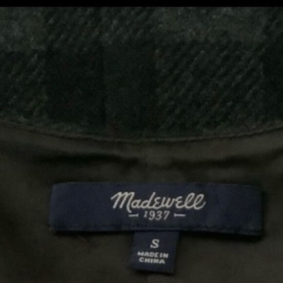 MADEWELL 1937 Buffalo Check Jumper Mini Dress Small - Picture 10 of 12